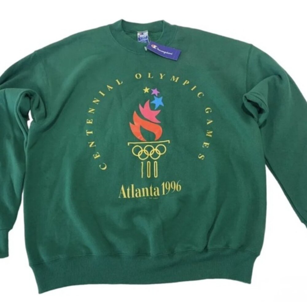 Vintage Champion Atlanta 1996 Olympics Sweatshirt Made In USA XL NEW Tag 💗💗💗